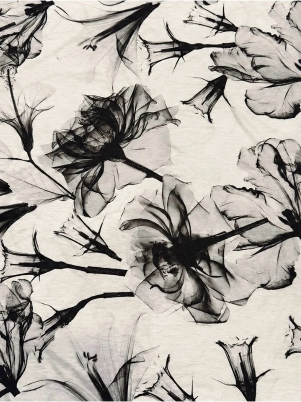 Monique Lhuillier x Pottery Barn Teen Shadow Floral Twin Duvet Cover